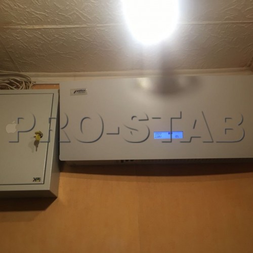 Установка стабилизатора напряжения Volter Prostor в загородном доме