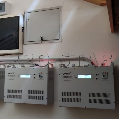 Установка стабилизаторов напряжения Volter СНПТО